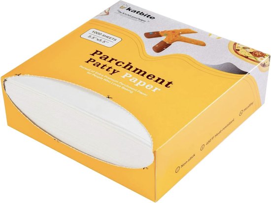 Burgerpapier, rond, perkamentpapier, 15 cm, anti-aanbakpapier