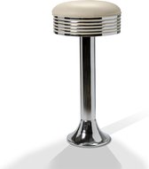 Tabouret de bar rétro Bel Air BS-27 Blanc cassé