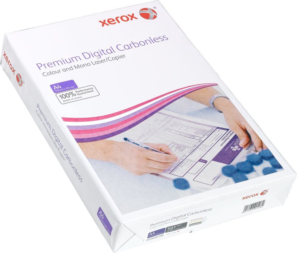 Zelfkopiërend papier Xerox vergaard A4 80gr set 3vel pak 167sets