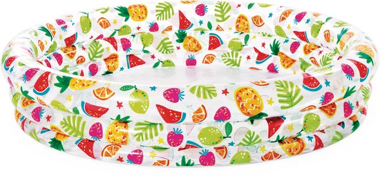 Intex Fruity Delight Opblaaszwembad - Ø 132 x 28 cm