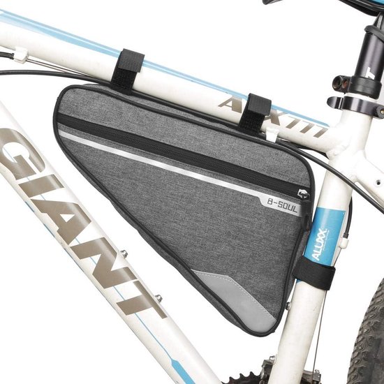 HYSENM Waterdichte fiets driehoek tas - 3 1L Road & Mountainbike Fietsen Voorframe Top Tube Pouch - Grote Capaciteit Bike Frame Bag