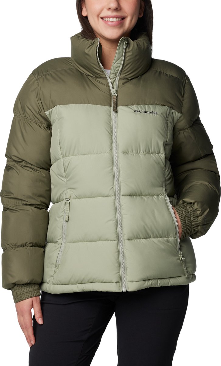 Columbia Pike Lake™ Full Zip Jacket Women's Outdoorjas - Stone Green, Safari - Maat XL