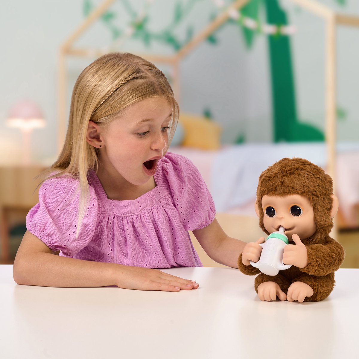 Little Live Pets - My Baby Monkey Mango - Interactieve knuffelaap — afbeelding 7