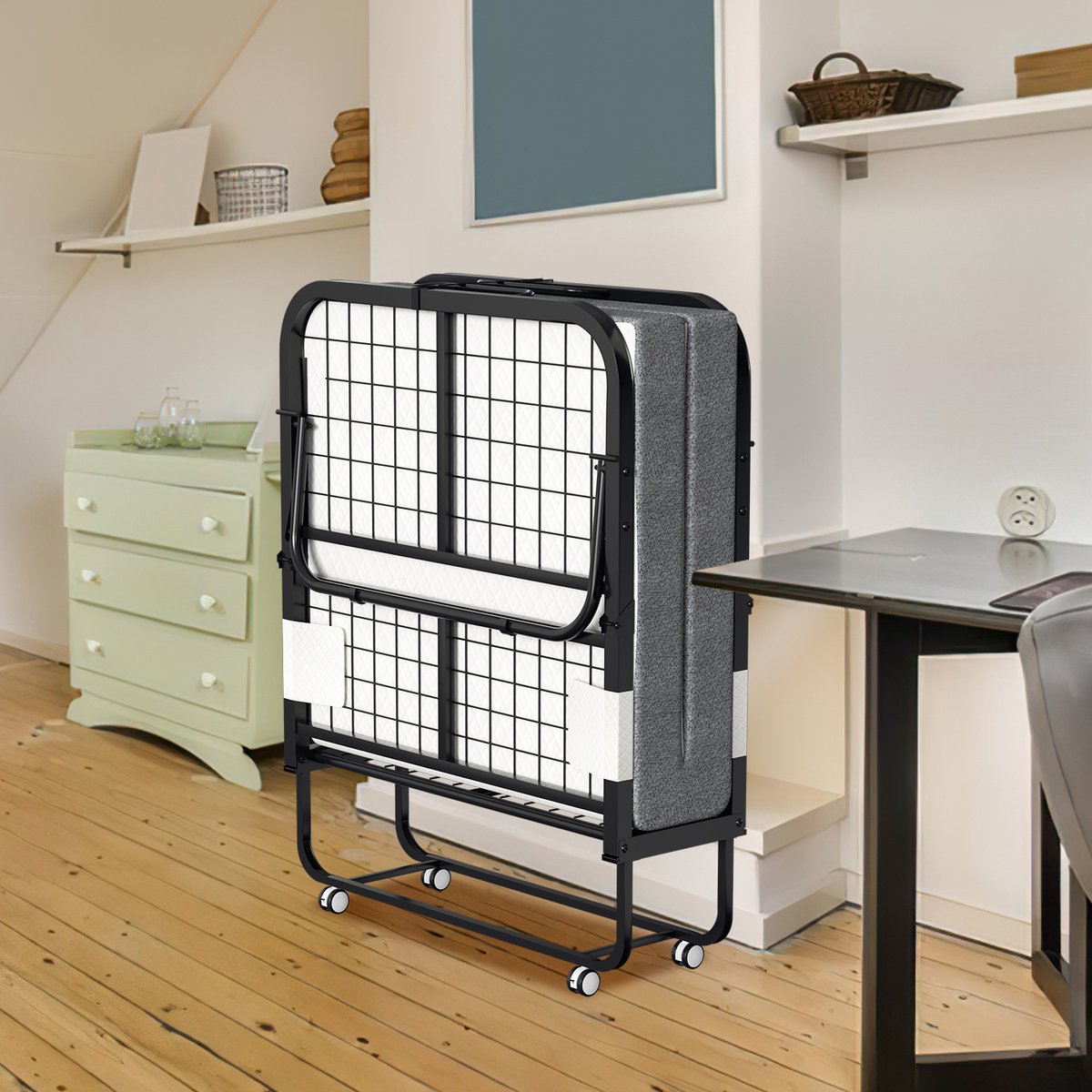 Vouwbed Vouwbed 90 x 200 cm Logeerbed - afbeelding 2