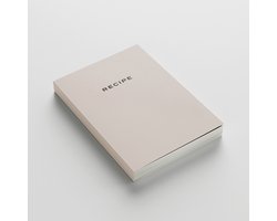 foto van Receptenboek Beige - Invulboek voor je Eigen Recepten - Luxe Kookboek en Recepten Verzamelboek