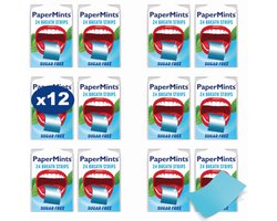 Papermints 24 Strips - BOX 12 units - Muntsmaak