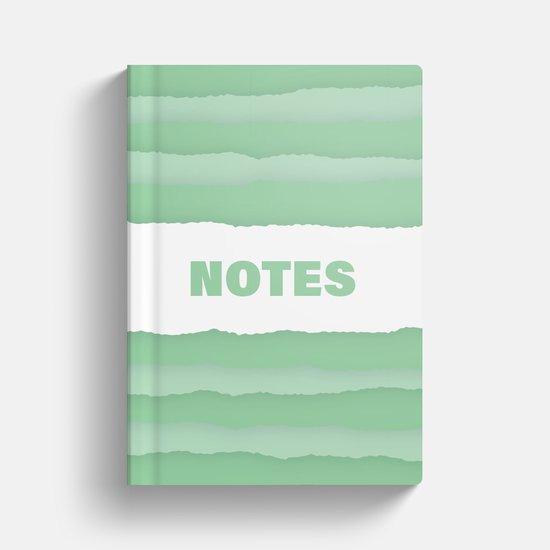 Carnet de notes | Carnet vert | Carnet à couverture rigide | Doublé | 160 pages | Cahier A5 | Fotofabriek
