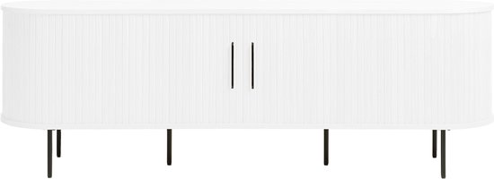 TV-kast 150 cm Haller - met lamellen, LED-verlichting - TV-meubel 3