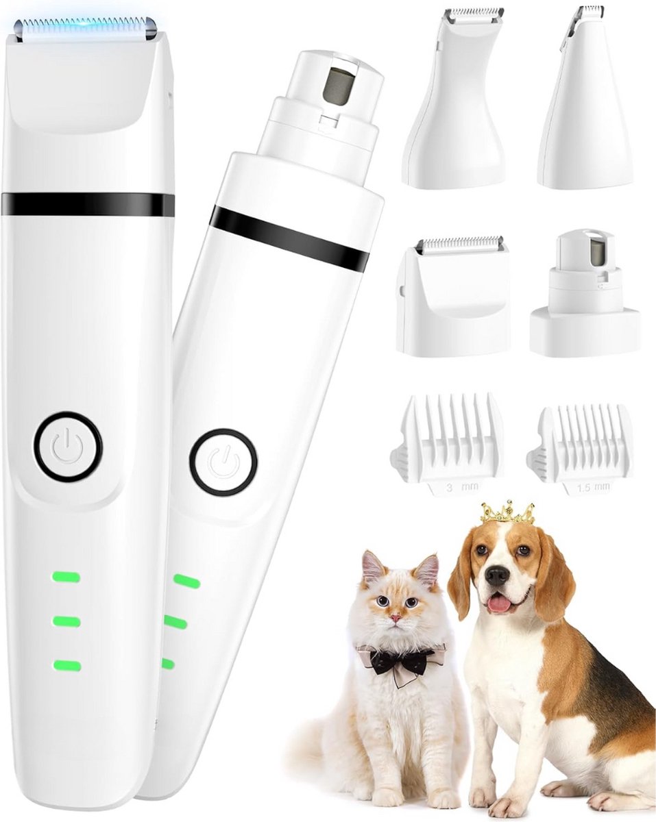 Solacis Honden trimset - Honden tondeuse - Honden trimmer - Honden schaar - Hondentrimset - Must have voor uw hond!