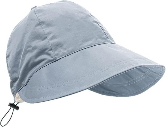 Zonnehoed voor dames, zonnehoed, strandhoed met ritssluiting, zomerhoed, brede rand, zonnemuts, afneembare pet, vrouwen, opvouwbaar, ademend, muts, vizier, pet, outdoor hoed voor golf, reizen