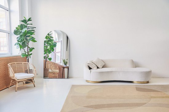 Tapis Acsento Bastia Beige - taille 240 x 340 cm