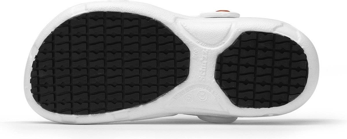 Schu'zz Schuzz Damen Clog Berufsschuhe PRO Femme uni CE 20347 Blanc / Weiß-38