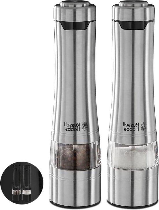 2 Pack Gravity Elektrische Zout en Peper Grinder Set Automatische
