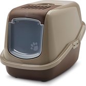 Savic Nestor - Grijs/Bruin - Kattenbak - 56 x 39 x 41 cm