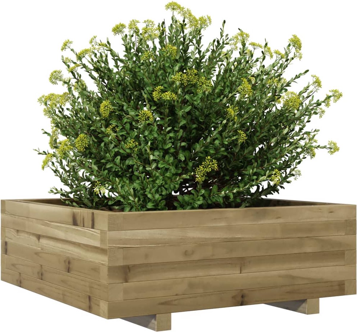 VidaXL Plantenbak 70x70x26 5 cm geïmpregneerd grenenhout