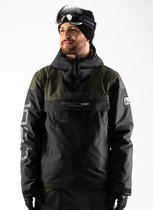 1080 DRAKE-T Mens Snowanorak | Olijfgroen | XL | Wintersport Snowboard Ski Kleding