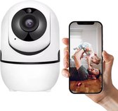 SmartVue™ - Caméra pour animaux de compagnie - Caméra de sécurité intérieure WiFi - Babyfoon avec caméra - Full HD - Caméra de sécurité intérieure Caméra intérieure - Détection de mouvement et de son - Interphone audio bidirectionnel à 360 degrés
