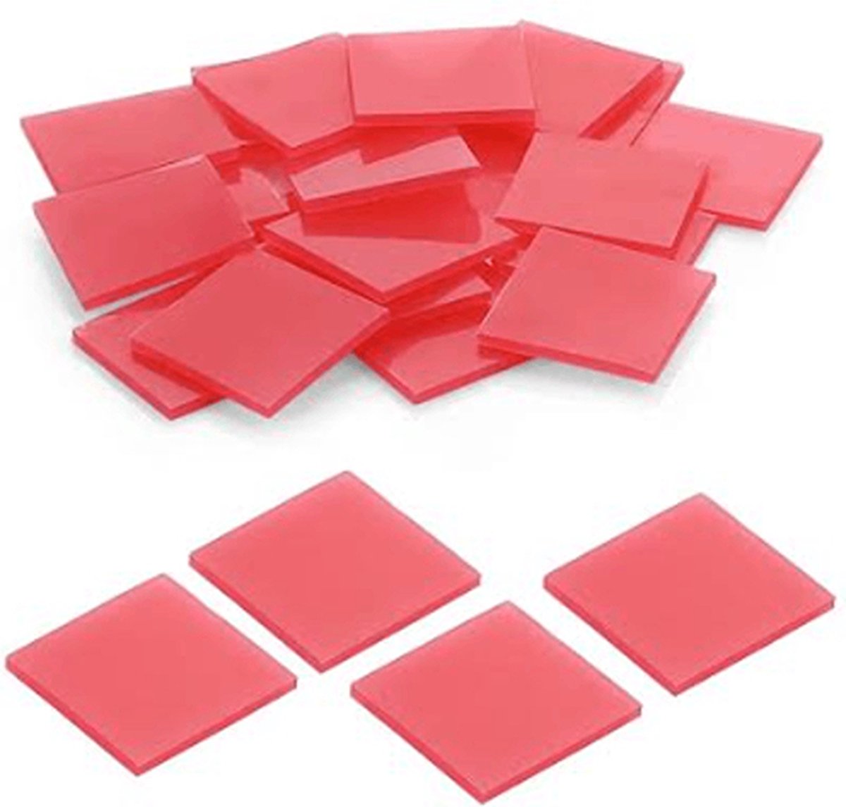 Diamond Painting - Wax - Lijm - Diamond Painting accessoires - 10 stuks - Roze