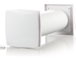 Siku Decentrale ventilator RV-1-35C mini V2 met warmteterugwinning; Geen Schimmel meer in huis. Frisse lucht binnen met 85% warmte terugwinning