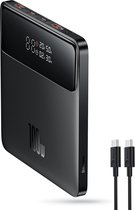 Baseus - Banque d'alimentation pour ordinateur portable PD 100 W - 20 000 mAh - Batterie externe fine - Chargeur rapide QC 4.0 - Banque Power USB C