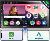 ATOTO A6PP 7" Android Double Din Car Stereo - QLED Display - DAB+ Radio - Dual Bluetooth - Wireless CarPlay & Android Auto