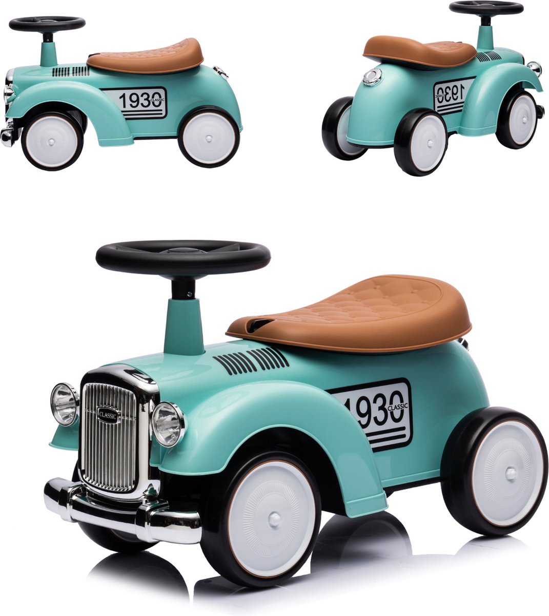 Cabino Loopauto Old timer Blauw