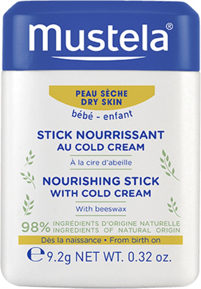 Goedkoopste Mustela Nourishing Stick With Cold Cream - 9,2 g