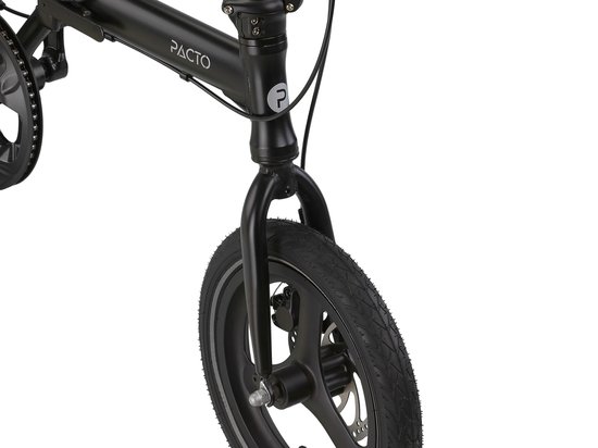 Pacto 14 Vouwfiets Zwart 14 inch single speed folding bike plooifiets compact van PACTO — afbeelding 5