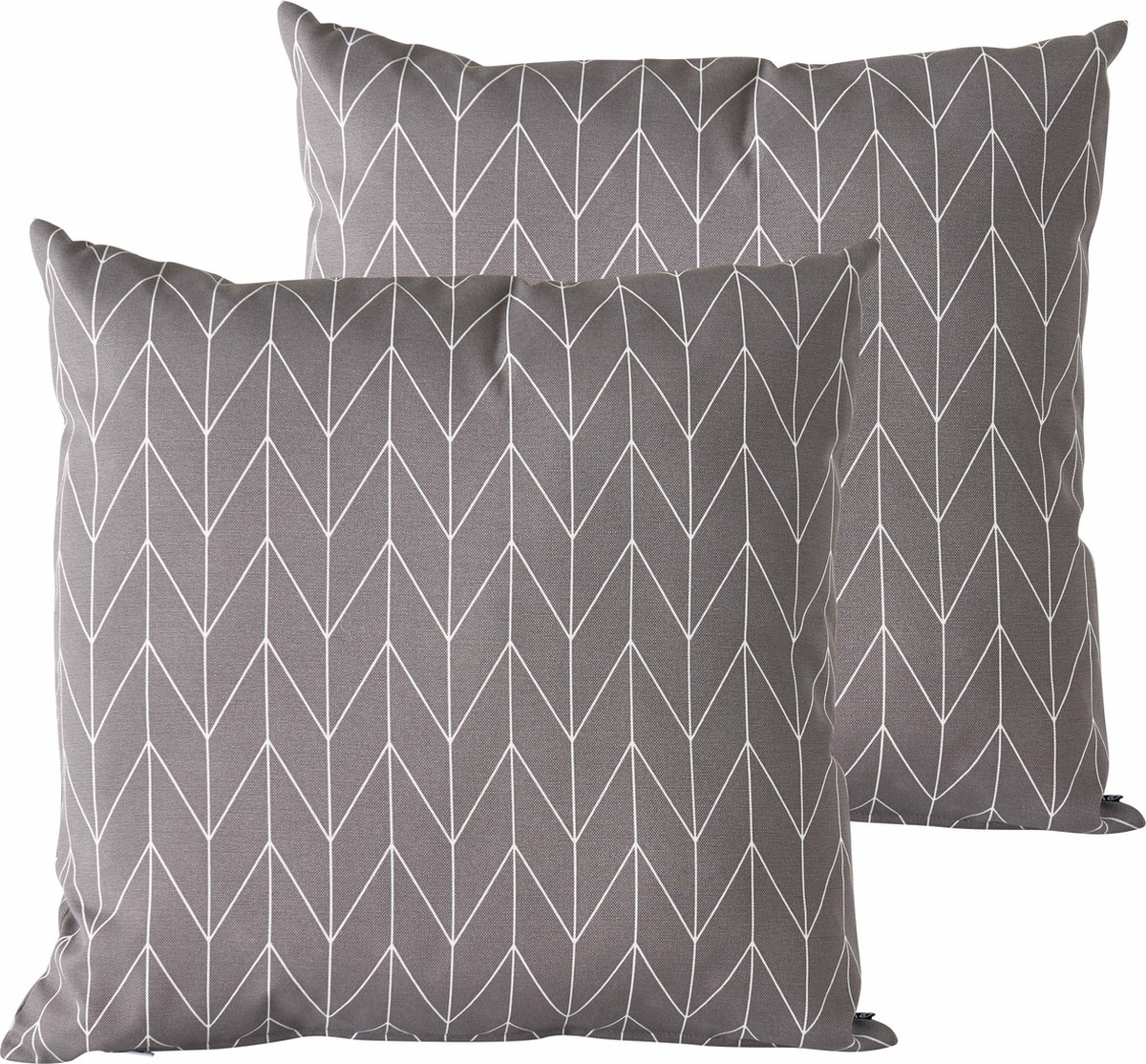 Oviala - Set van 2 vierkante polyester Apache kussens 45x45x8 cm - Quito