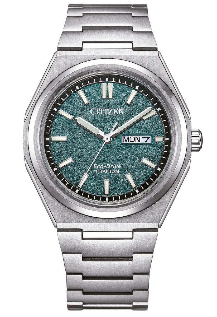 Citizen AW0130-85XC Horloge - Titanium - Zilverkleurig - Ø 40 mm