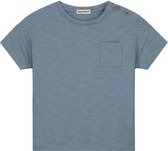 Sweet Petit baby T-shirt Mick - Jongens - Deep Water Blue - Maat 62