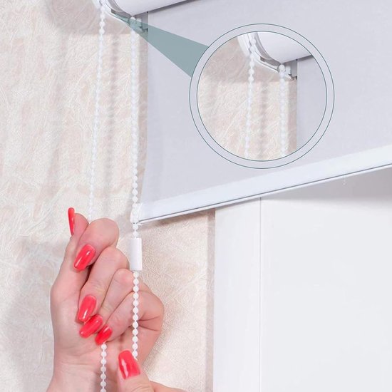 Ketting stopper rolgordijnketting transparant bestellen Ketting stopper rolgordijnketting transparant bestellen