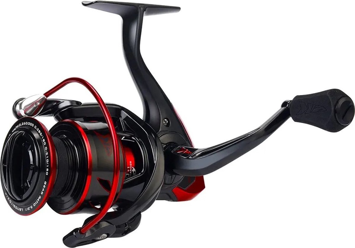 HDJ Spinning Reel - Pro Angler Vissersuitrusting - 5000 Serie - Werpmolen - Waterdicht - Zeewater Bestendig - Zwart