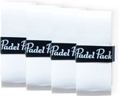 Padel Pack - Overgrip wit - 4 stuks - Padel overgrip - Racket grip