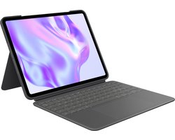 Logitech Combo Touch - Toetsenbordcase - Geschikt voor iPad Pro 13" (M4 en M5)(2024 en 2025) - Qwerty UK - Grafiet