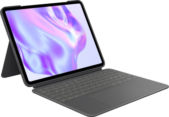 Logitech Combo Touch Apple iPad Pro 13" (2025/2024) Toetsenbord Hoes QWERTY Grijs