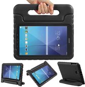 Tablet Hoes Kinderen Geschikt voor Samsung Galaxy Tab E 9.6 - Kidsproof Backcover met handvat - Zwart