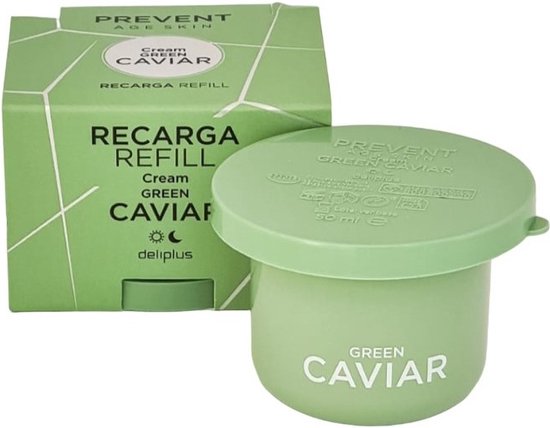 Foto: Deliplus cream green caviar dag en nachtcr me met maritieme ingredi nten zeewier hydraterend en verzorgend anti aging uit spanje 50ml