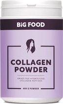 Bol.com Big Food - Premium Gehydrolyseerde Runder Collageen Peptiden - 400Gram - Gras gevoed en met een Neutrale Smaak en Geur aanbieding