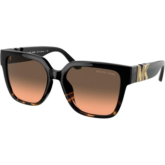 Michael Kors Black Dark Tortoise Zonnebril - BruinZwart — afbeelding 2