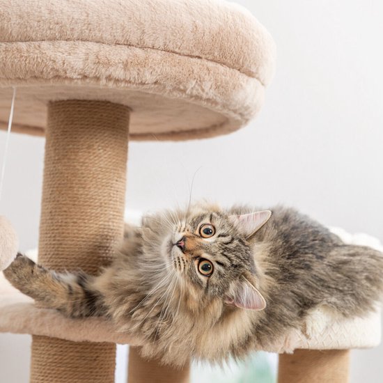 Trixie - Arbre à chat Boho Filippo - Beige - 77X58X114 cm