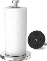 SpaceAid 2-in-1 Papieren Handdoekhouder Met Spuitfles - Goud, 38.6 Cm Hoog - Voor Keuken Of Badkamer