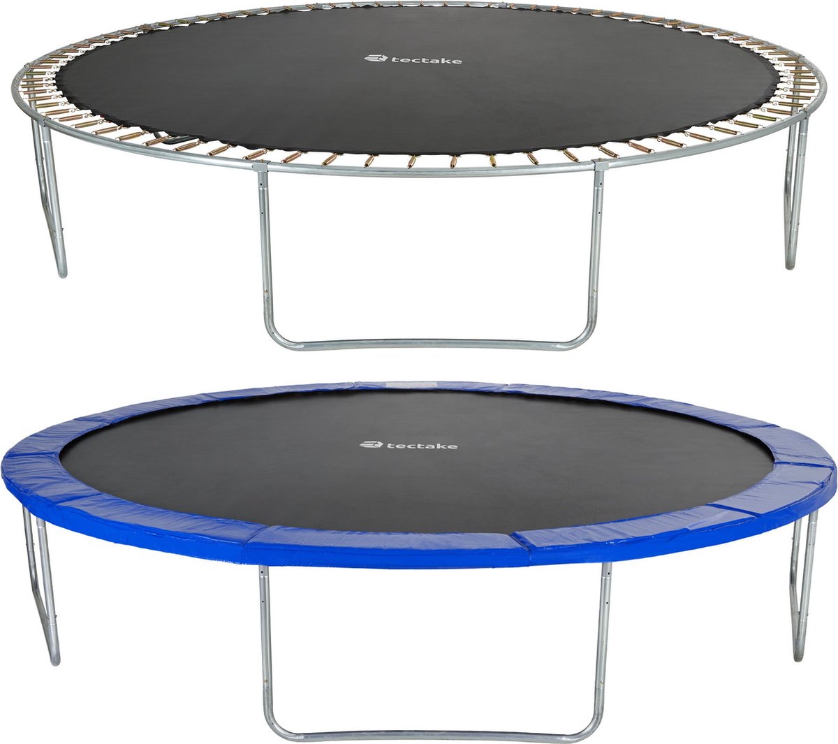 tectake® Trampoline - Ø457 cm - TÜV-geteste Kindertrampoline met Veiligheidsnet - Buitenspeelgoed - Sporttrampoline - Speeltoestel voor in de Tuin — afbeelding 6