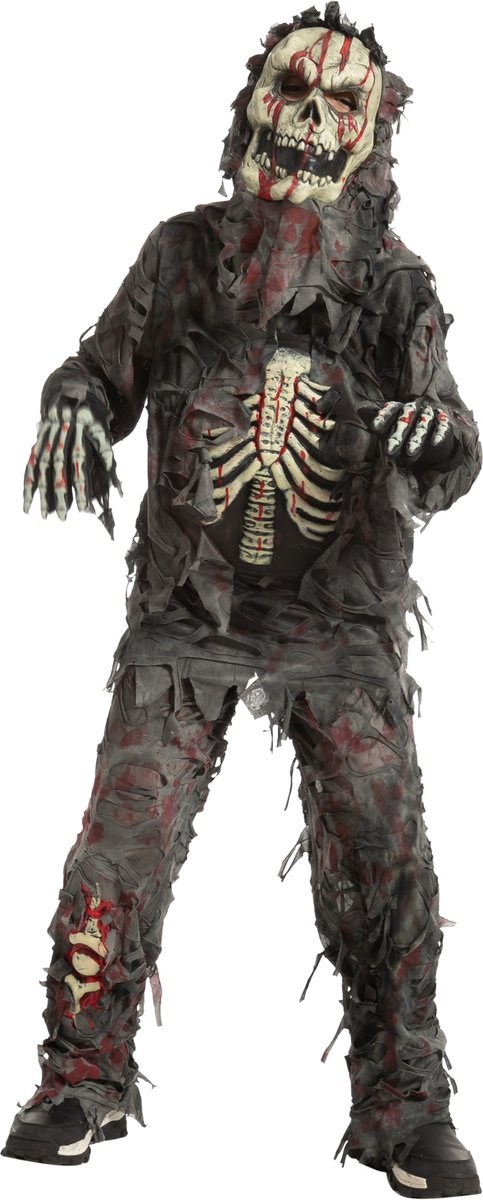 Spooktacular Creations zombiekostuum voor jongens - maat S (5-7 jaar)