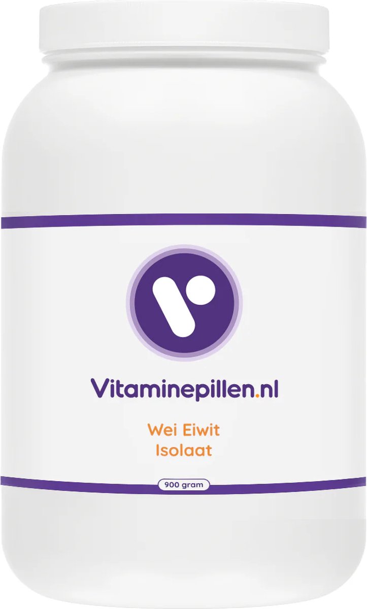 Goedkoopste Vitaminepillen.nl | Wei Eiwit Isolaat - Naturel smaak - 900 gram - Sport supplementen. Helpt bij de opbouw van spiermassa. Verminder honger en cravings ,ondersteunt de normale stofwisseling. Herstel van spieren, BCAA's -isoleucine, valine en leucine