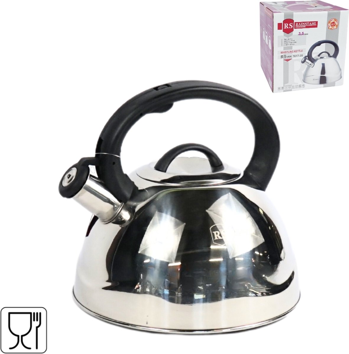 Rainstahl RSWK 7617-35 RVS fluitketel 3,5 liter