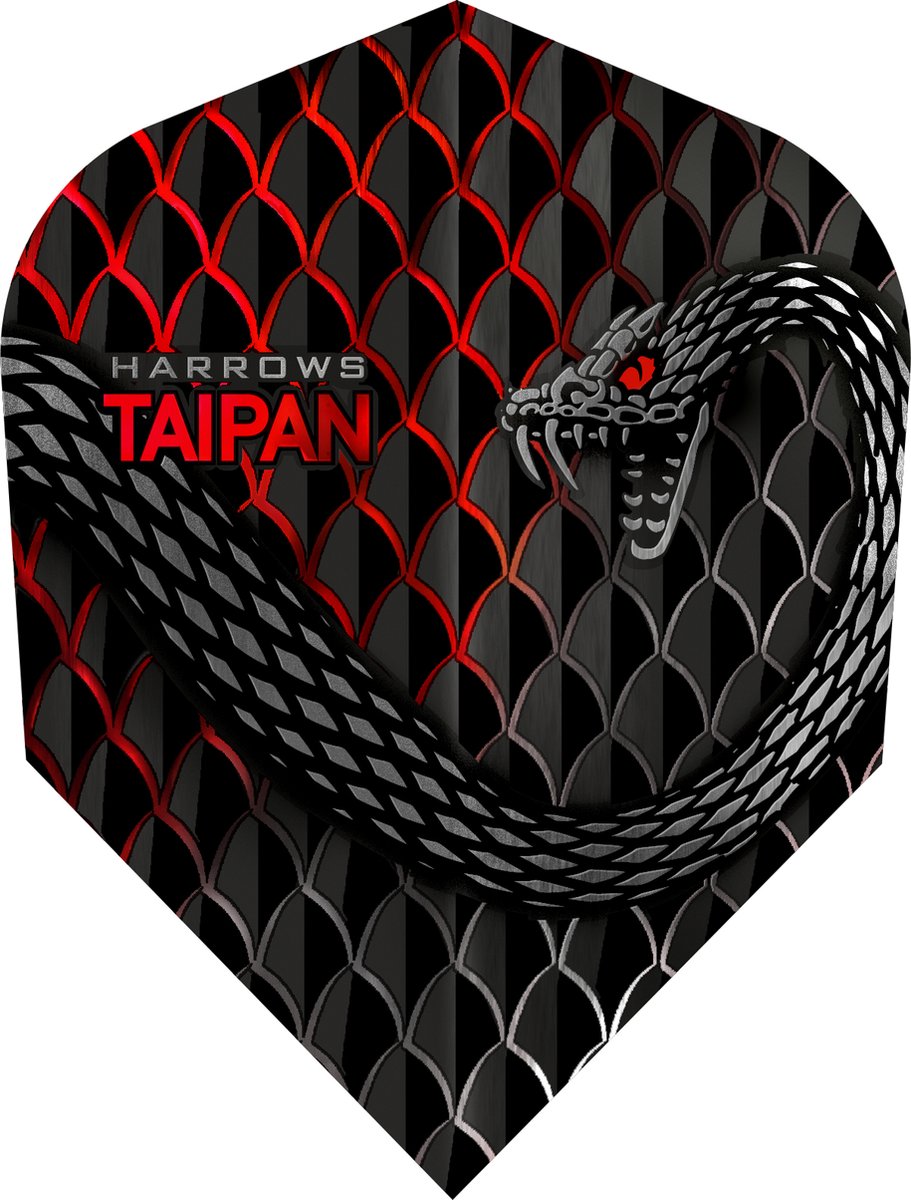 Harrows Taipan Dartflights - Rood