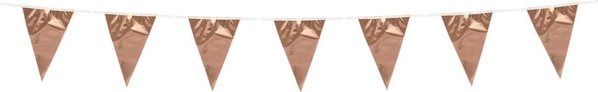 3x Mini Vlaggenlijn Rosé Goud 3 meter - Verjaardag Feest Party Festival Poolparty Decoratie