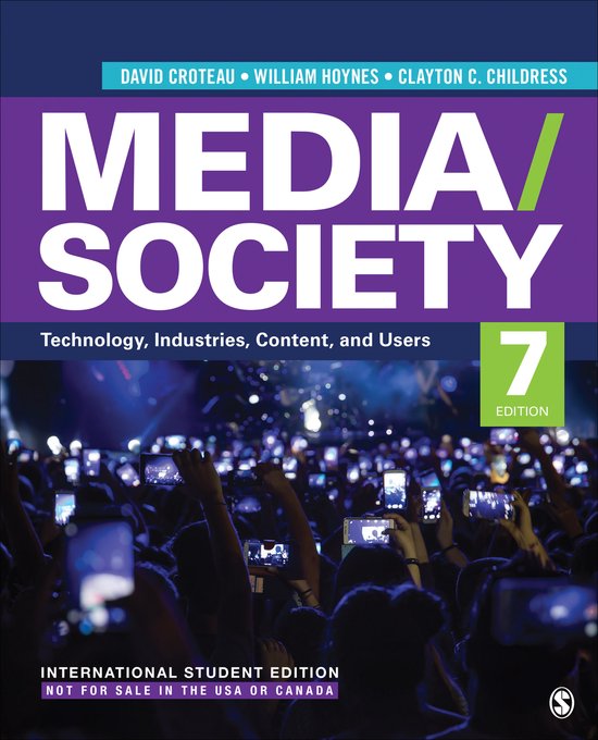 Media/Society - International Student Edition - cover