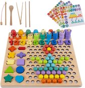 Educatief Houten Speelgoed - Montessori puzzel - Spelen en Leren - Geweldig cadeau voor kinderen - Houten puzzelmozaïek - Muziekland - Stimuleert Ontwikkeling en Creativiteit